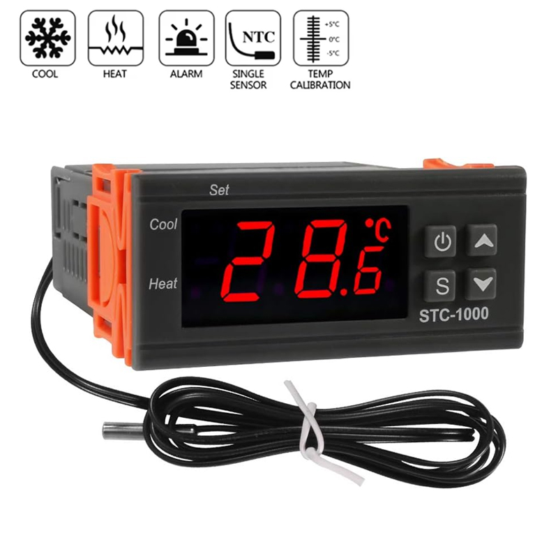 Lab Incubator - Contrôleur de température intelligent STC-1000, thermostat