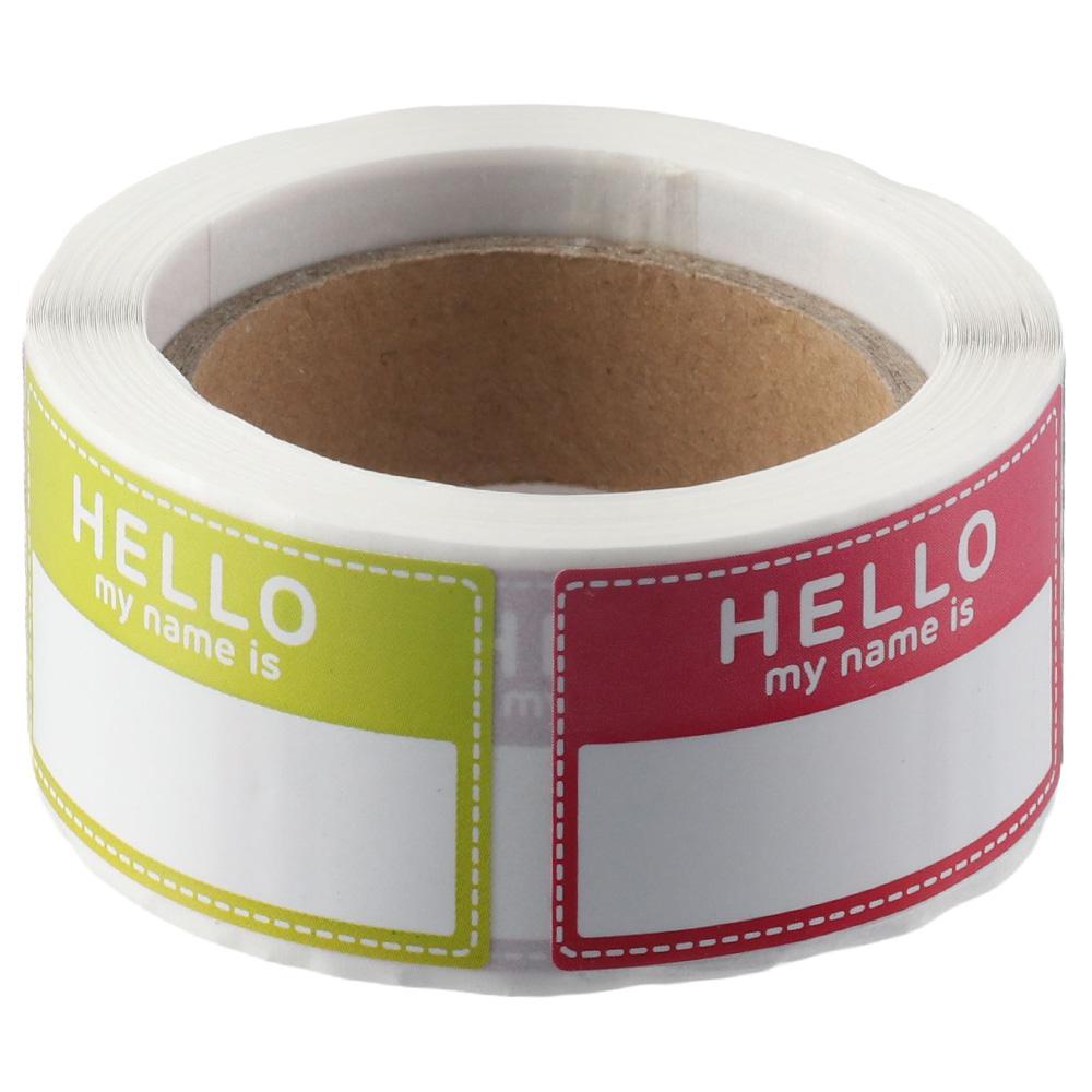Medical Label - Étiquettes autocollantes multi-usages « Hello My