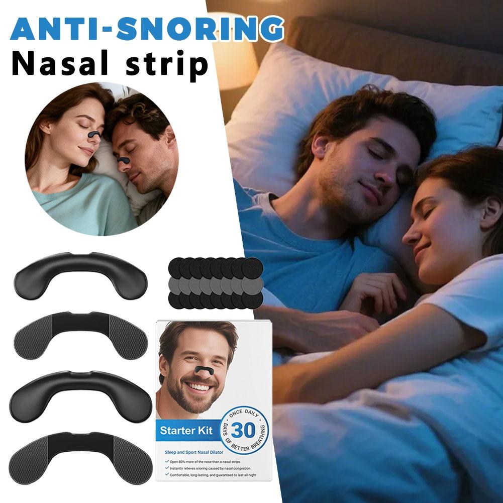 Medical Label - Bandelettes nasales anti-ronflement respirantes, dilatateurs de